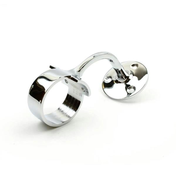 Chrome Handrail Bracket Mop Stick Design with Arm 44mm