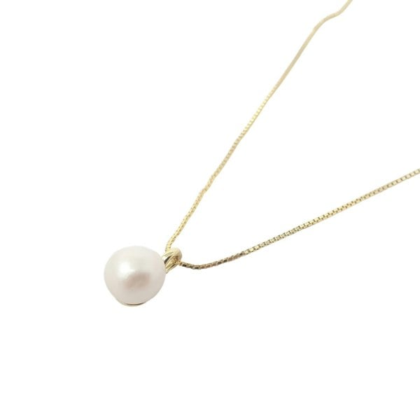 Minimalist Dainty Natural Pearl Gold Plated Necklace