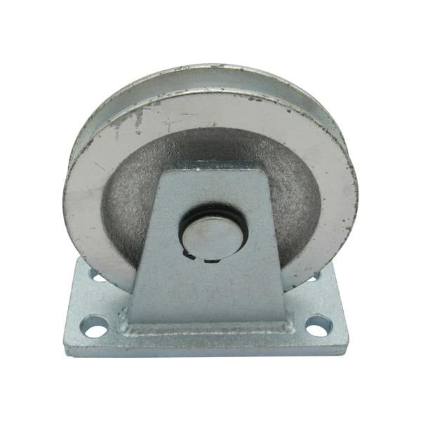 Cable Pulley Lifting Block 1 Ton 125MM (Vertical 8MM Wire Rope Hoist Galvanised 1T 1000KG)
