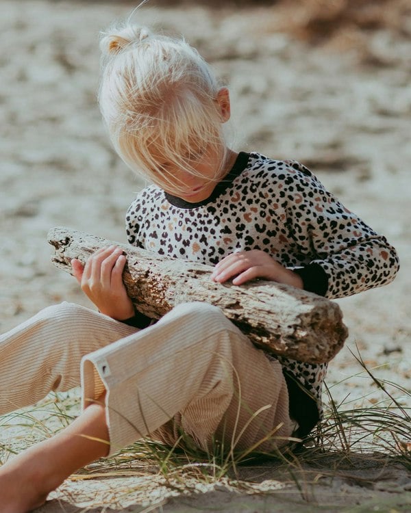 organic cotton Multicolour Leopard Animal Print Sweatshirt - image 3