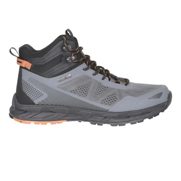 Mountain Warehouse Mens Crusade Leather Waterproof Walking Boots - Black - 