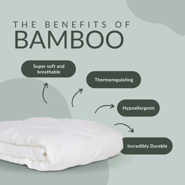 Ethical Bedding Bamboo Duvet (Eucalyptus & Bamboo)