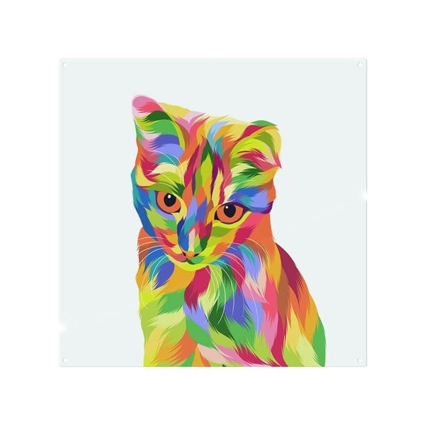 Benjamin Tate Design Animal Cat Illustration Pop Art Designer Splash Back