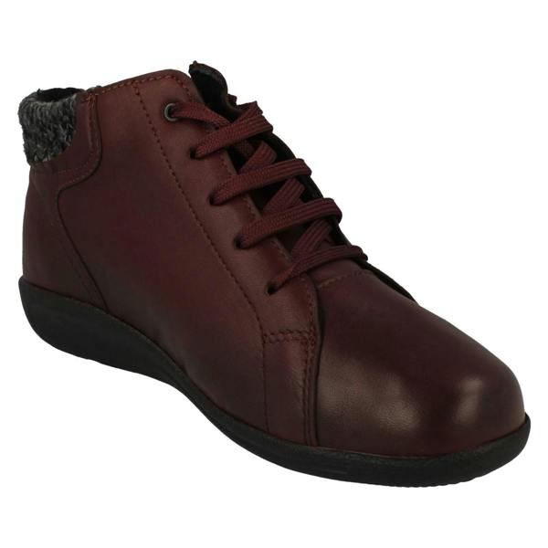 DB Shoes Ladies DB Shoes 2V Dual Fitting Ankle Boots Pipit