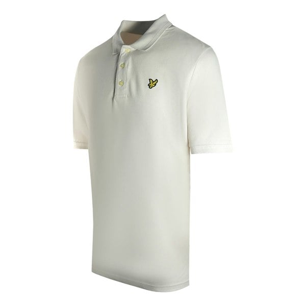 Lyle & Scott Textured Tipped Light Mist Polo Shirt S