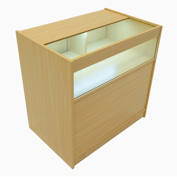 Monstershop Harmonia LED Shop Counter Set B900, C900 & LM60 - Maple