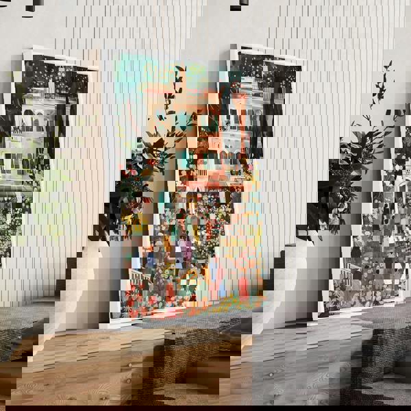 Paintings Living Room | Set of 3 Italian Lifestyle Wall art Prints