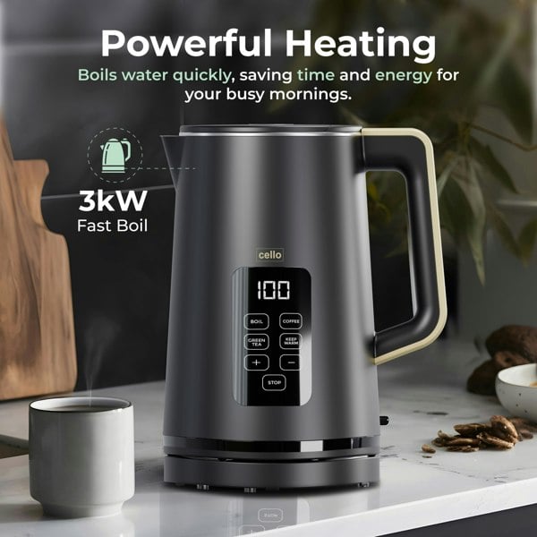 Cello Digital Kettle with Temperature Control