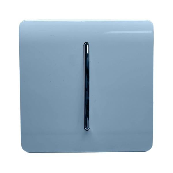 Trendi Switch 1 Gang Retractive Home Automation Switch in Sky Blue