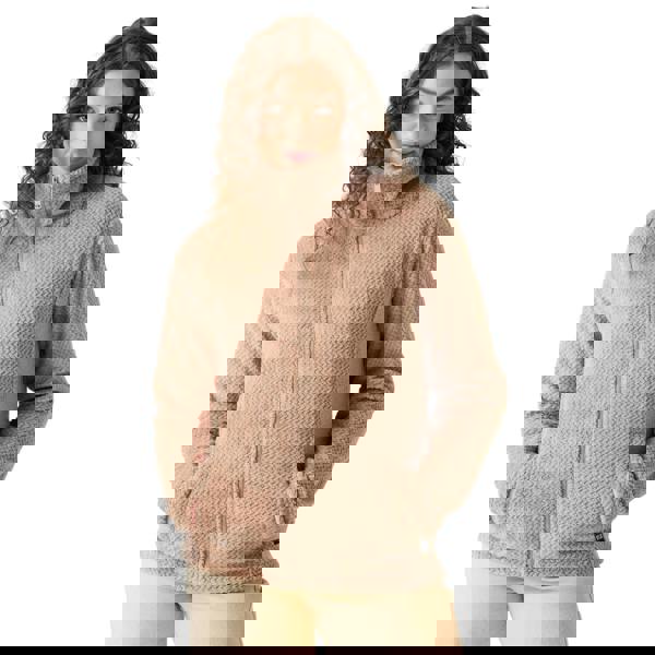 Regatta Womens/Ladies Heidy Fluffy Full Zip Fleece Jacket - Warm Taupe - 