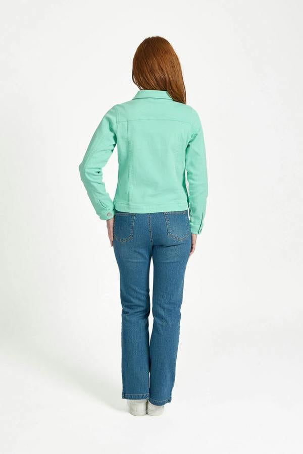 Mudflower Coloured Denim Jacket