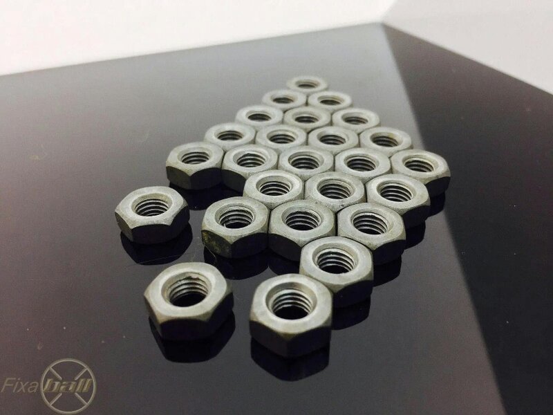 Fixaball BSF Full Hex Nut Steel Grade A 4.8 Steel BS1083
