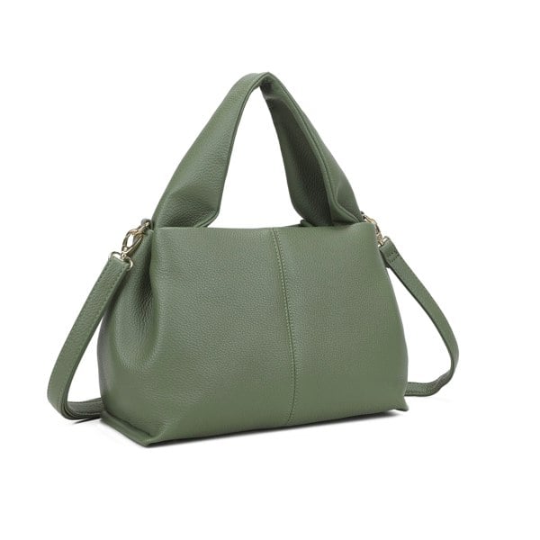 Kitise Lightweight Pebble Grain Satchel Crossbody Shoulder Bag