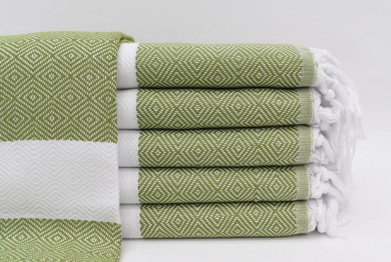 Destan Hammam Towel, Green