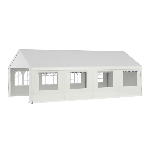 Living and Home 4*6m/4*8m Garden Party Tent with Removable Sidewalls and Doors
