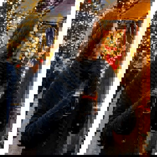 Infinity Leather Women’s Premium Suede Leather Shearling Wool Lining Gloves