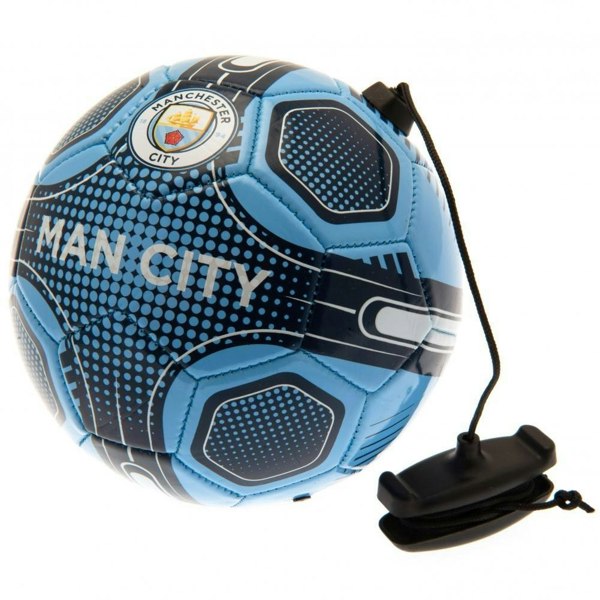 Manchester City FC Skills Training Ball - Sky Blue/Navy Blue