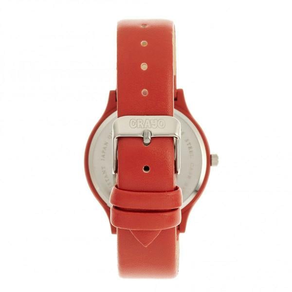 Crayo Trinity Unisex Watch - Red - CRACR4402
