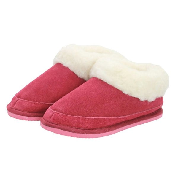 Eastern Counties Leather Womens/Ladies Maddie Wool Slipper Boots - Crimson