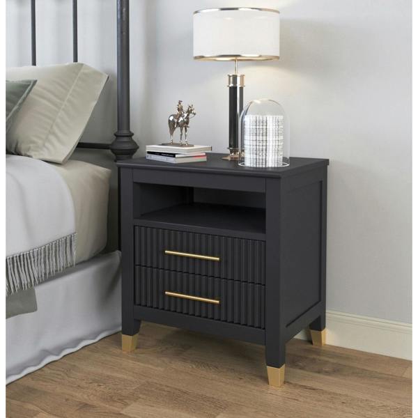 Cabinet Bits Biasi 2 Drawer  Bedside Table