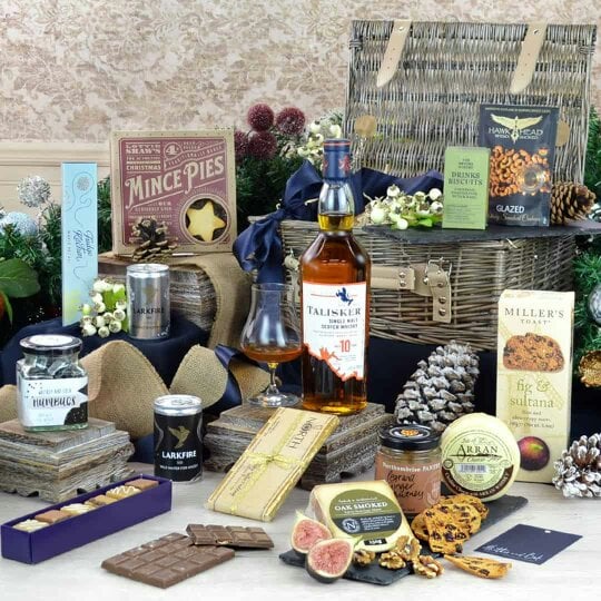 Heather and Bale Talisker Whisky Christmas Hamper