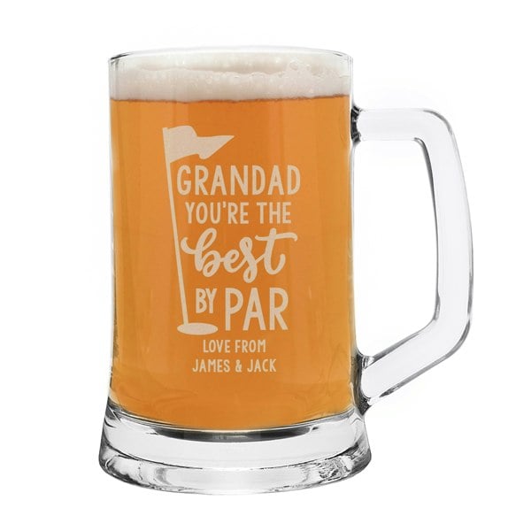 Personalised Memento Company Personalised Best By Par Tankard
