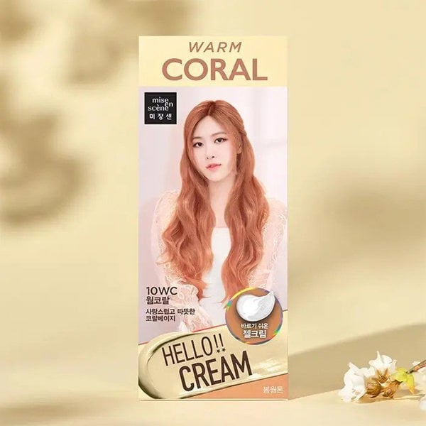 MISE EN SCÈNE Hello Cream Hair Colour Kit #10WC Warm Coral