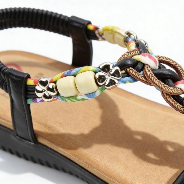Heavenly Feet Heavenly Feet BRIGHT Womens Slingback Sandals Black