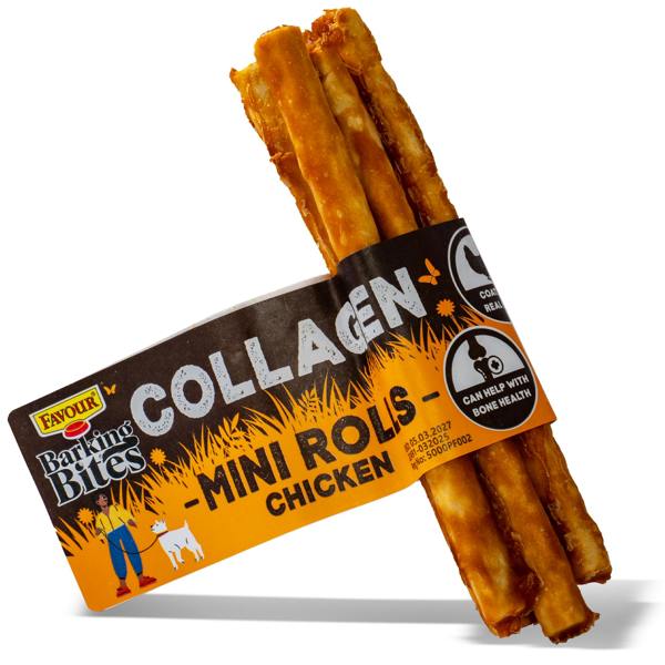 Favour Collagen Chicken Mini Rolls