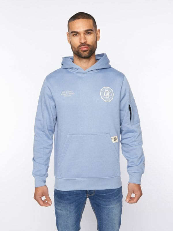 Duck and Cover Keyaan Hoodie - Blue