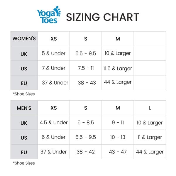 YogaToes The Original Women's Toe Separators