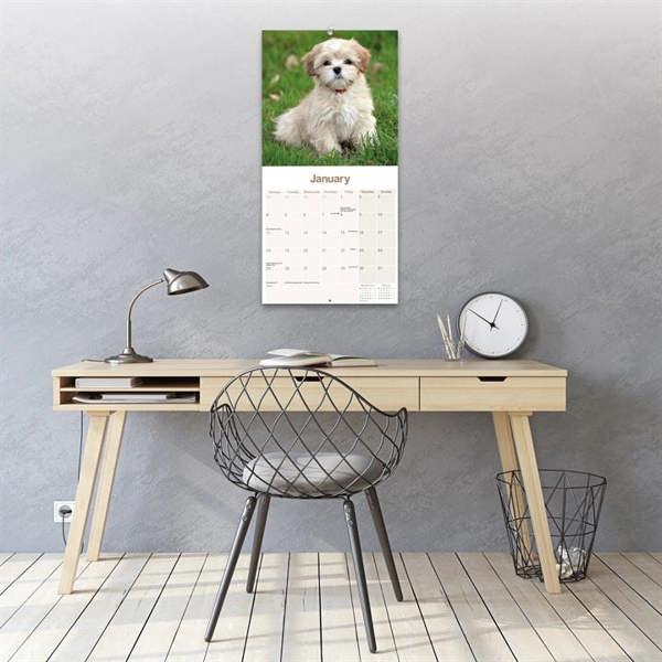 Lhasa Apso Calendar 2027, Wall Calendars, Month To View, Dogs, Gift