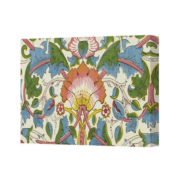 Benjamin Tate Design Colorful Floral Canvas Wall Art Print Vintage CANVAS 2381