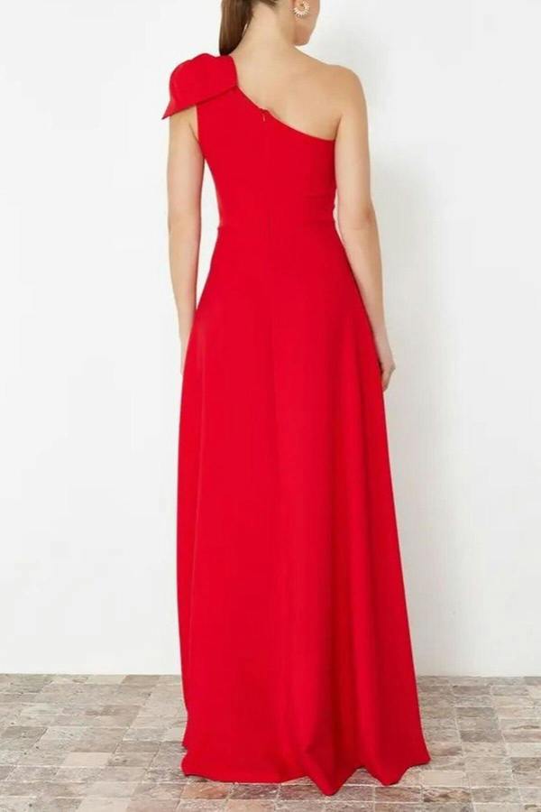 WOVCOR A-Line Elegant Evening Dress