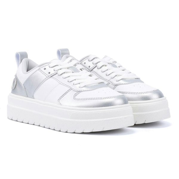 Hugo Women's Lyssa Tennis Shoes - White/Silver