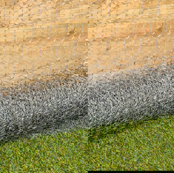Samuel Alexander 6m x 90cm Galvanised Metal Chicken Garden Wire Netting / Fencing