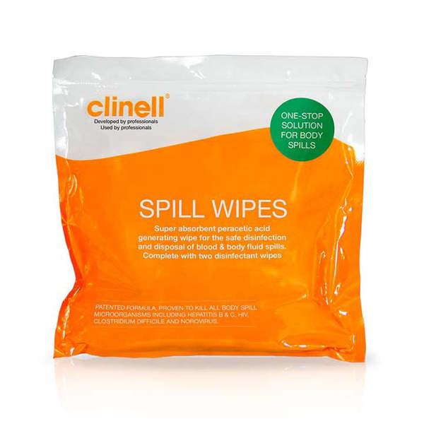Spill Wipes Clinell