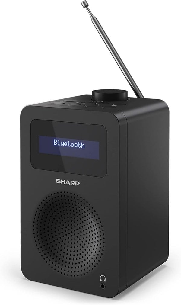 Sharp DR-430BK Digital Bluetooth DAB+/FM Radio, Alarm Clock, 40 Pre-Sets
