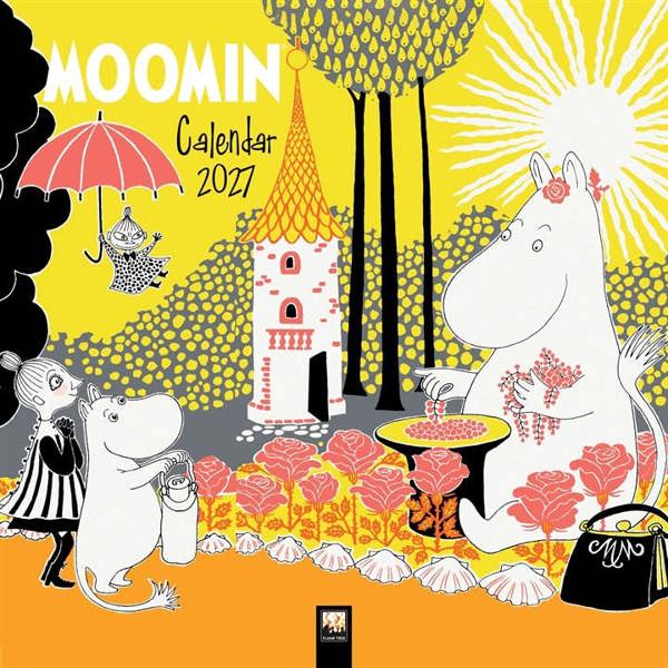 Moomins Moomin Calendar 2027, Wall Calendars, Month To View, History & Literature, Gift