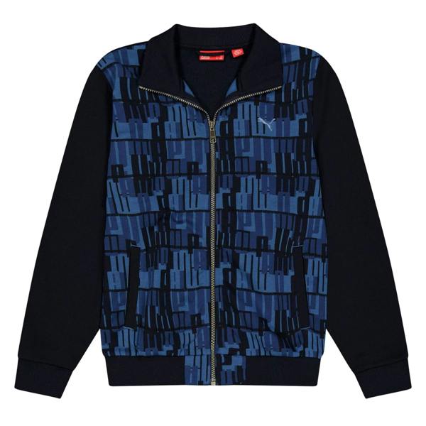 Puma Childrens/Kids All-Over Print Sweatshirt - Blue - 