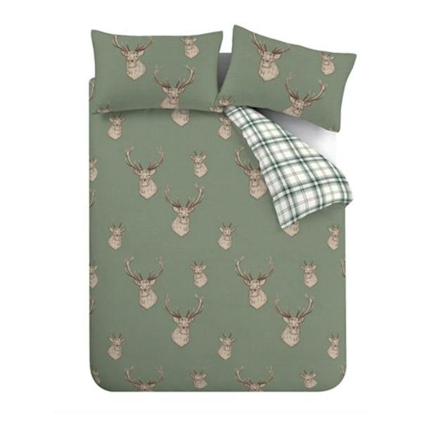 Stag Soft Green Duvet Cover Set