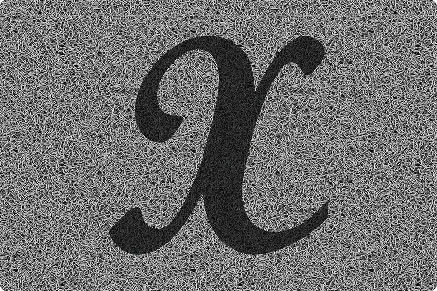 Nicoman Personalised Monogrammed Initial Letter Doormat 60 x 40cm