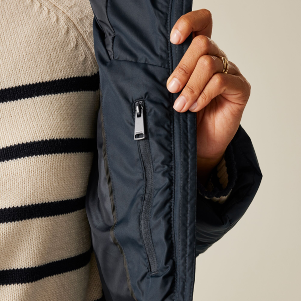 Regatta Womens Rusey Quilted Padded Jacket - Navy