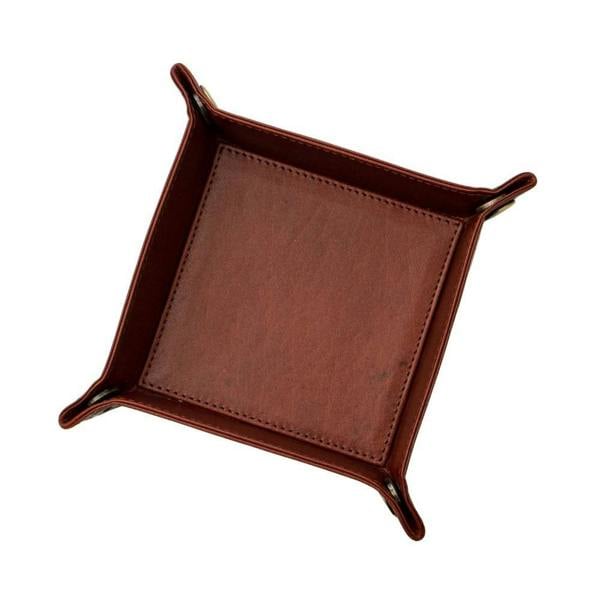 PRIMEHIDE Genuine Leather Valet Tray – Catch-All Organiser