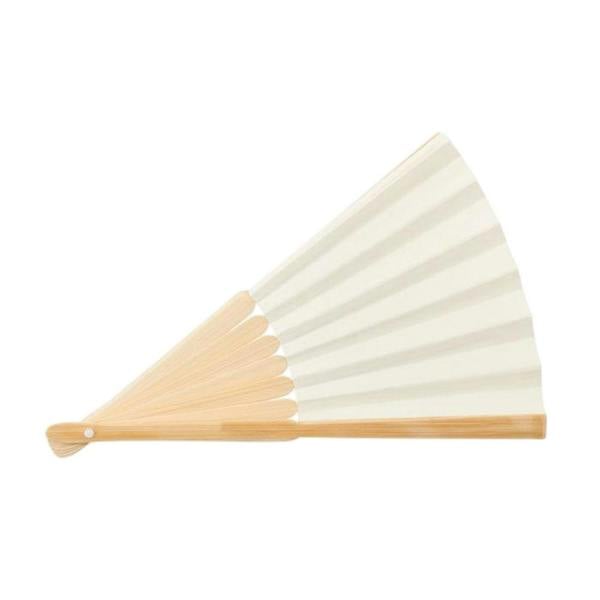 MidOcean Fanny Bamboo Handheld Fan - Beige - 