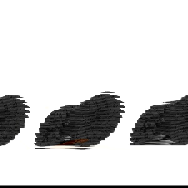 Embassy London Hatter - Black Rose Gold - Women's Italian leather higher ankle boot with rubber sole