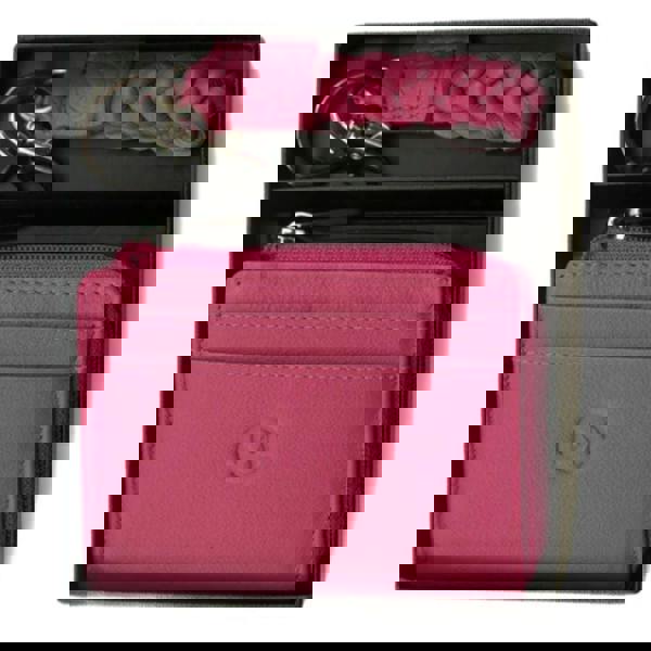 Mala Leather Ladies Leather Boxed Giftset - Purse & Keyring