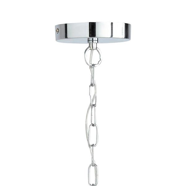 Pagazzi Lighting Jimena 3 Light Polished Chrome Pendant Ceiling Light