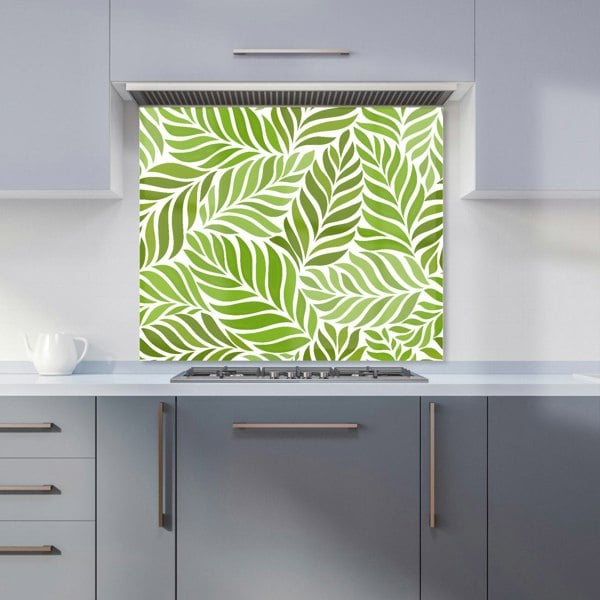 Warren Reed - Designer Green Leaf Pattern Kitchen Splashback