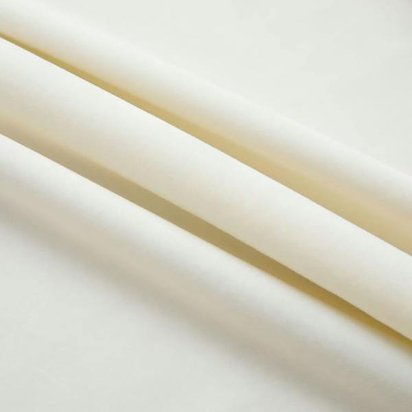 Berkfield Blackout Curtains 2 pcs with Hooks Velvet Cream 140x245 cm